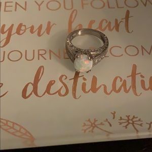 Opal Engagement Ring